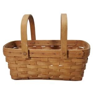 Vintage Longaberger 1988 Medium Chore Woven Basket 13" × 8"